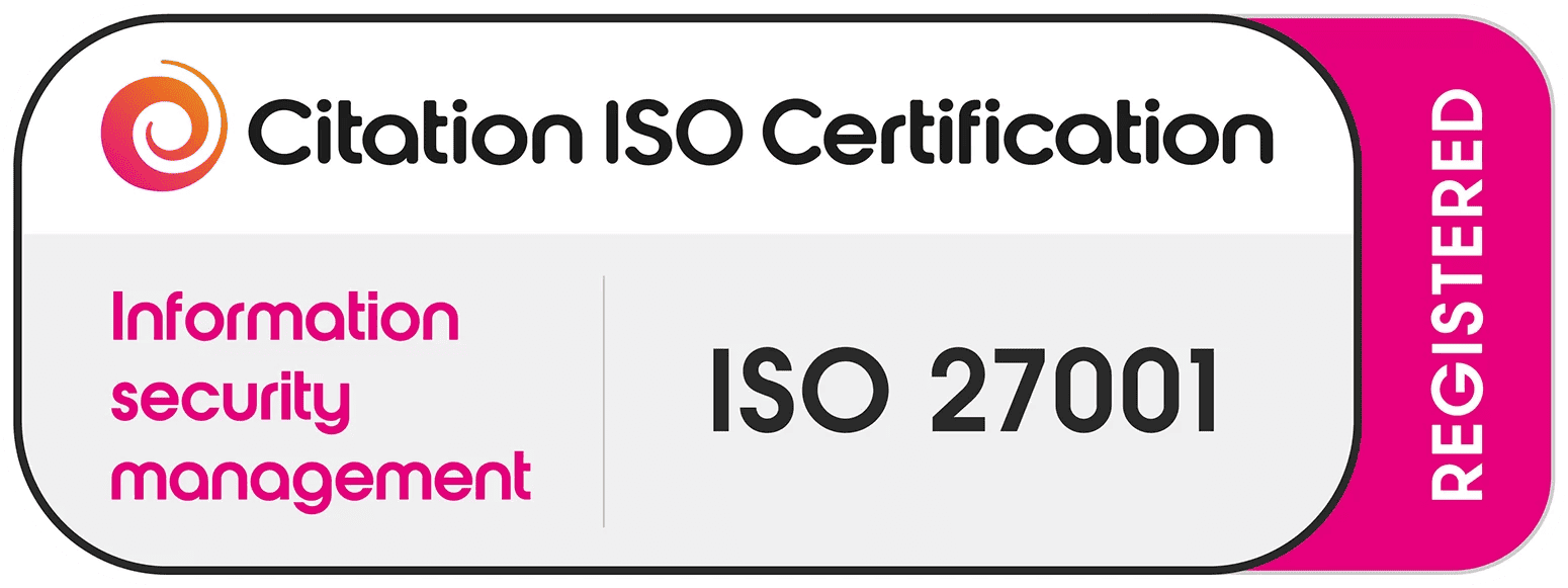 CITATOIN ISO 27001 Certified Payroll Providers in the UK
